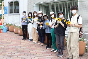 中村学園大学の大学生の皆さん