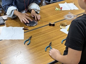 モーター実験の様子