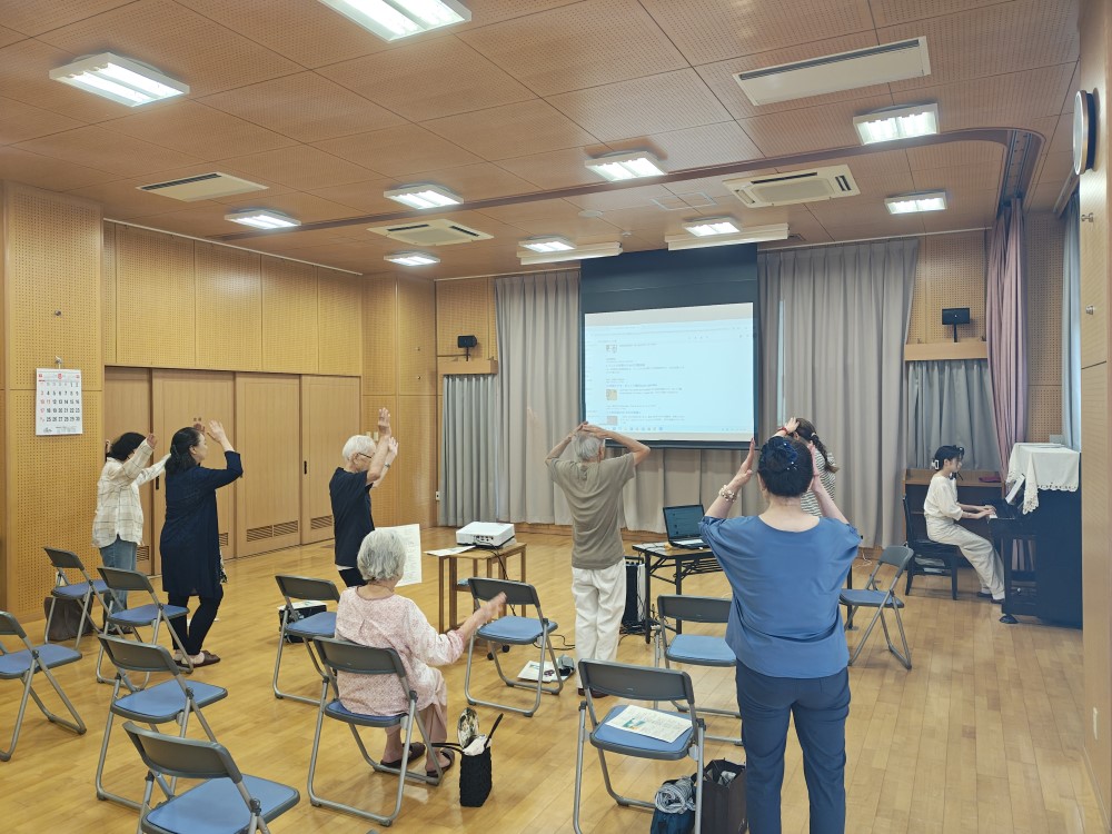 ピアノ伴奏の様子