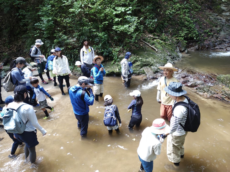 沢歩き準備体操