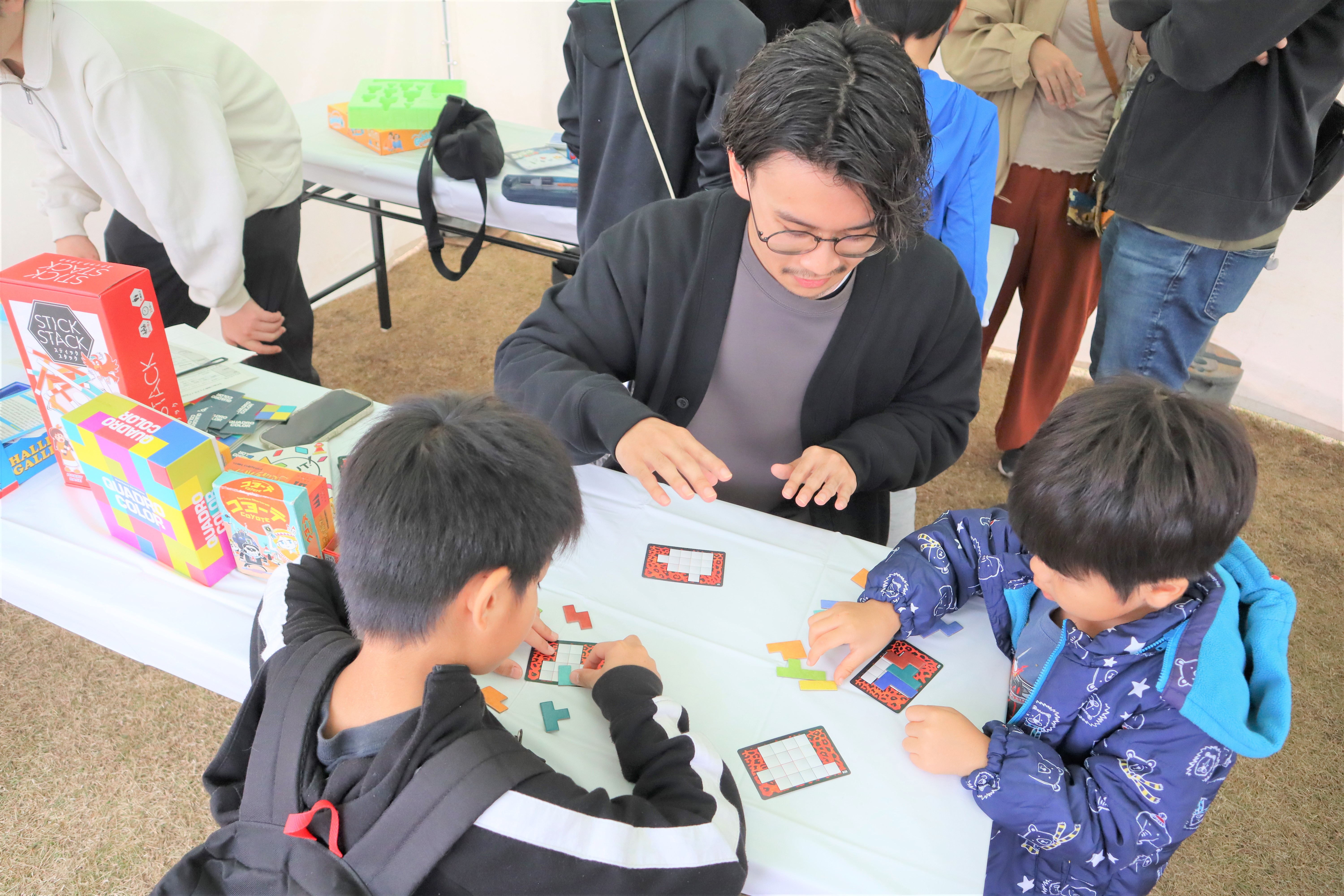 みんなでワイワイ☆ボードゲーム体験の様子