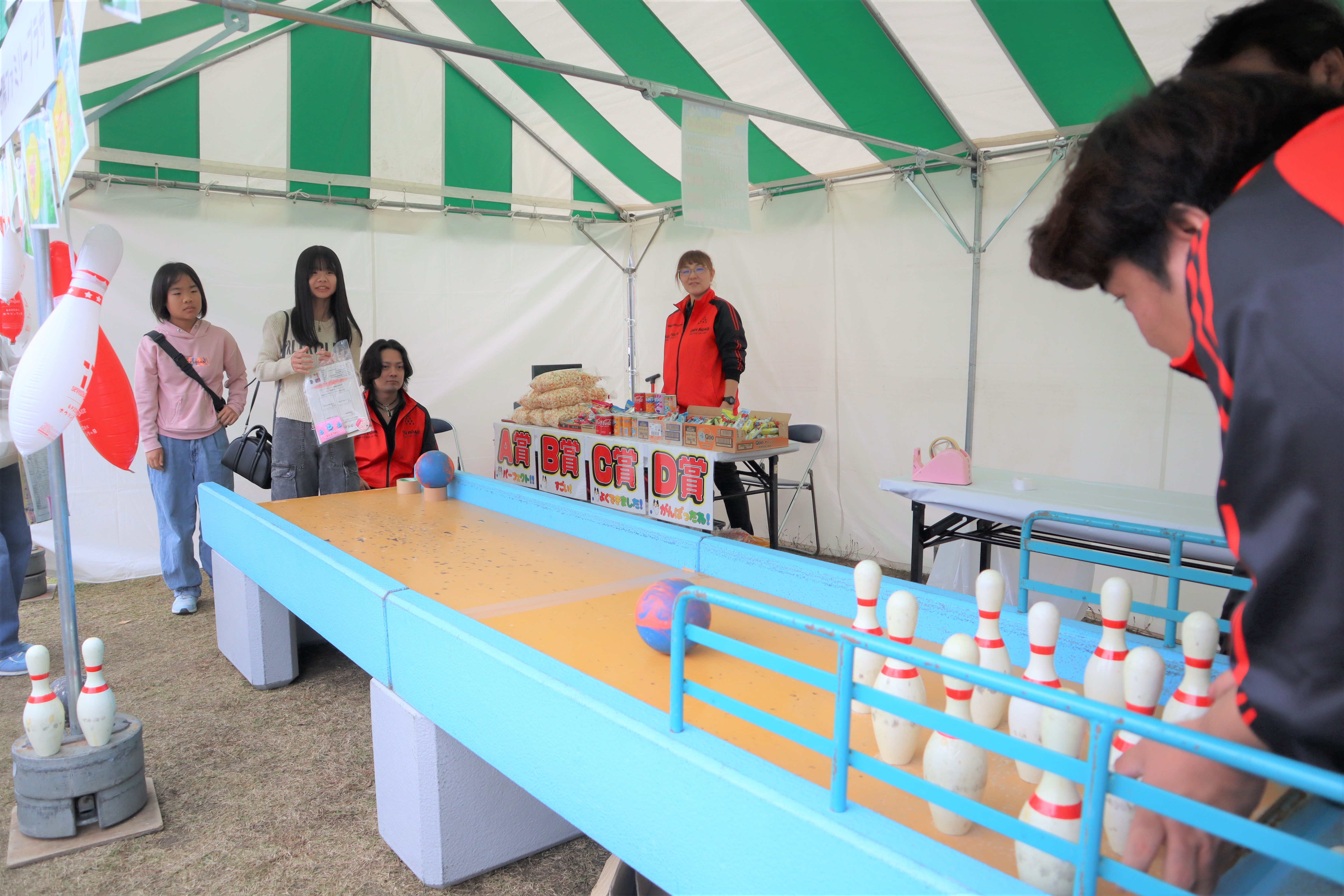 ななふぁみきっずぼうりんぐの様子