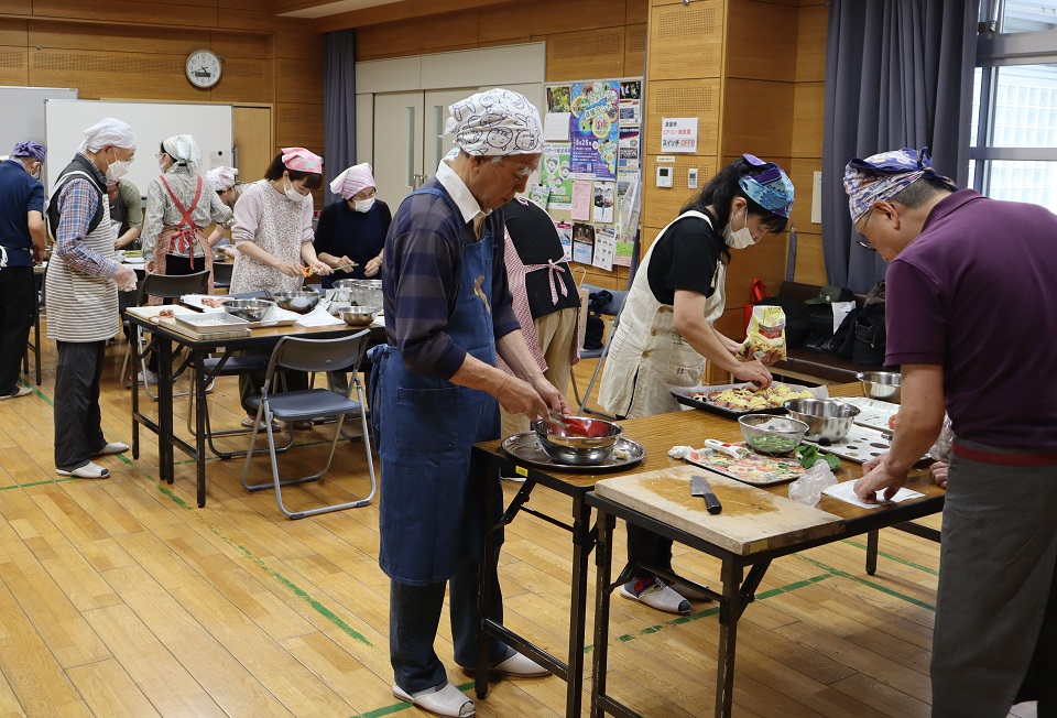 居酒屋風クッキング様子３