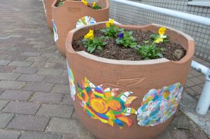 別府駅フラワーポット2