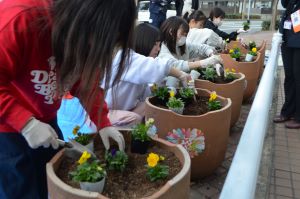 別府駅フラワーポット3