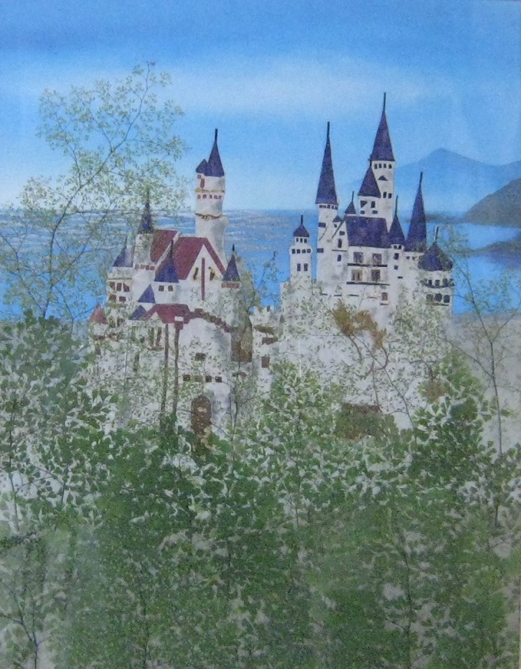 画像:押花の作品写真