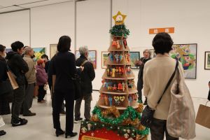 絵画部門ギャラリートークの様子