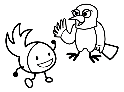 ぬり絵ニッコりん、ハチクマ