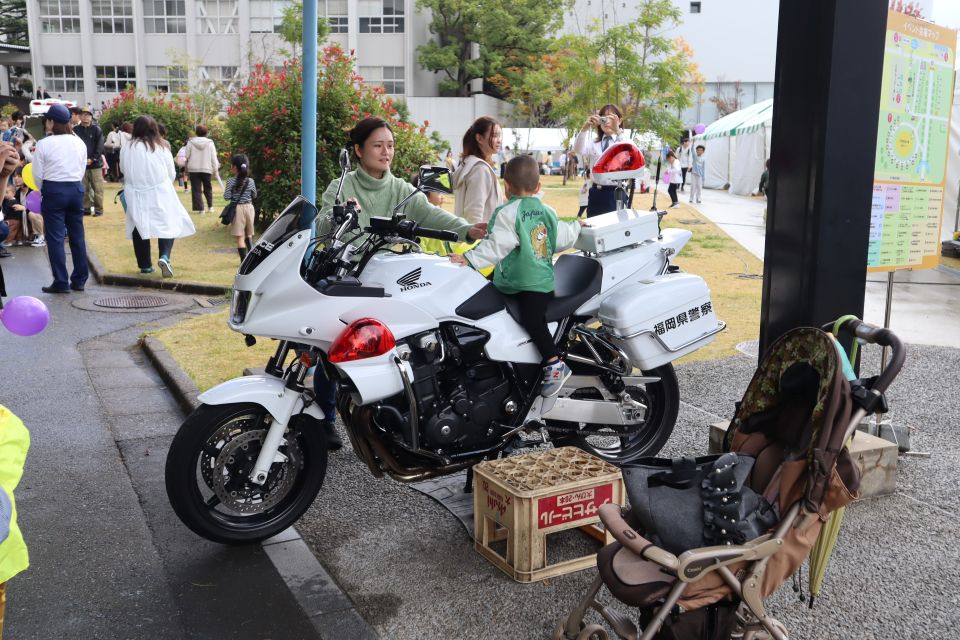 白バイ試乗体験