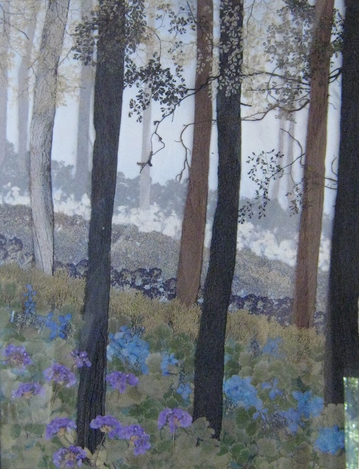 画像:押花の作品写真