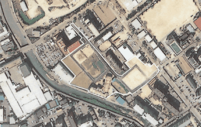 那珂地区の航空写真