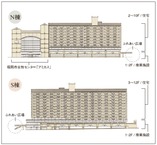 建築断面図の拡大画像