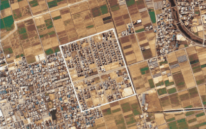 泉地区の航空写真