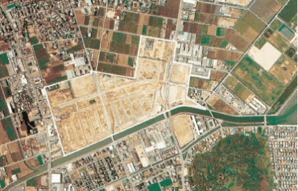 横浜西地区の航空写真