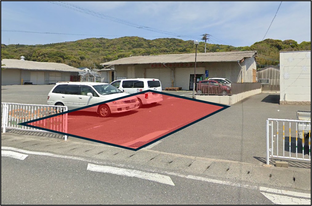⑤JA福岡市北崎支店の停車付近の写真