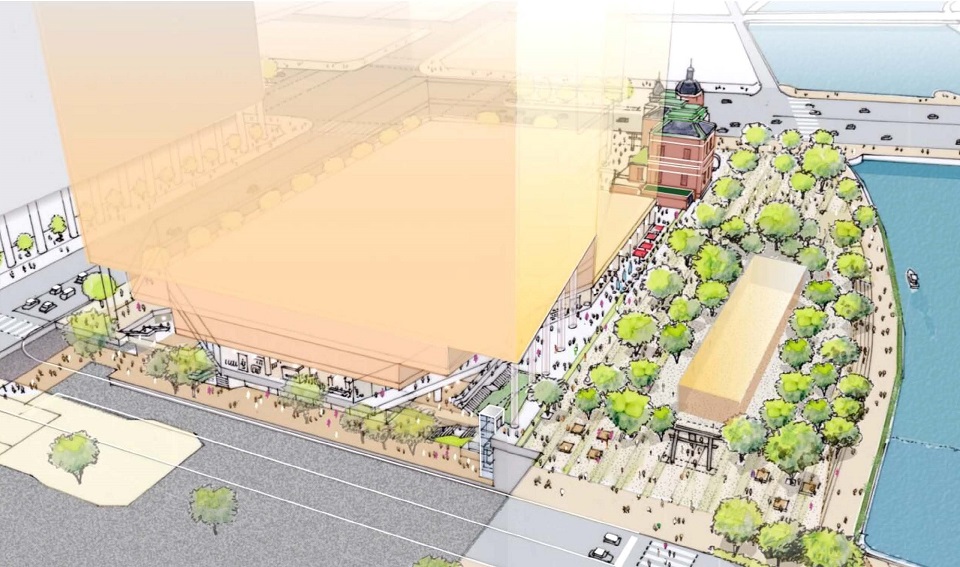 天神一丁目15・16番街区のイメージ図