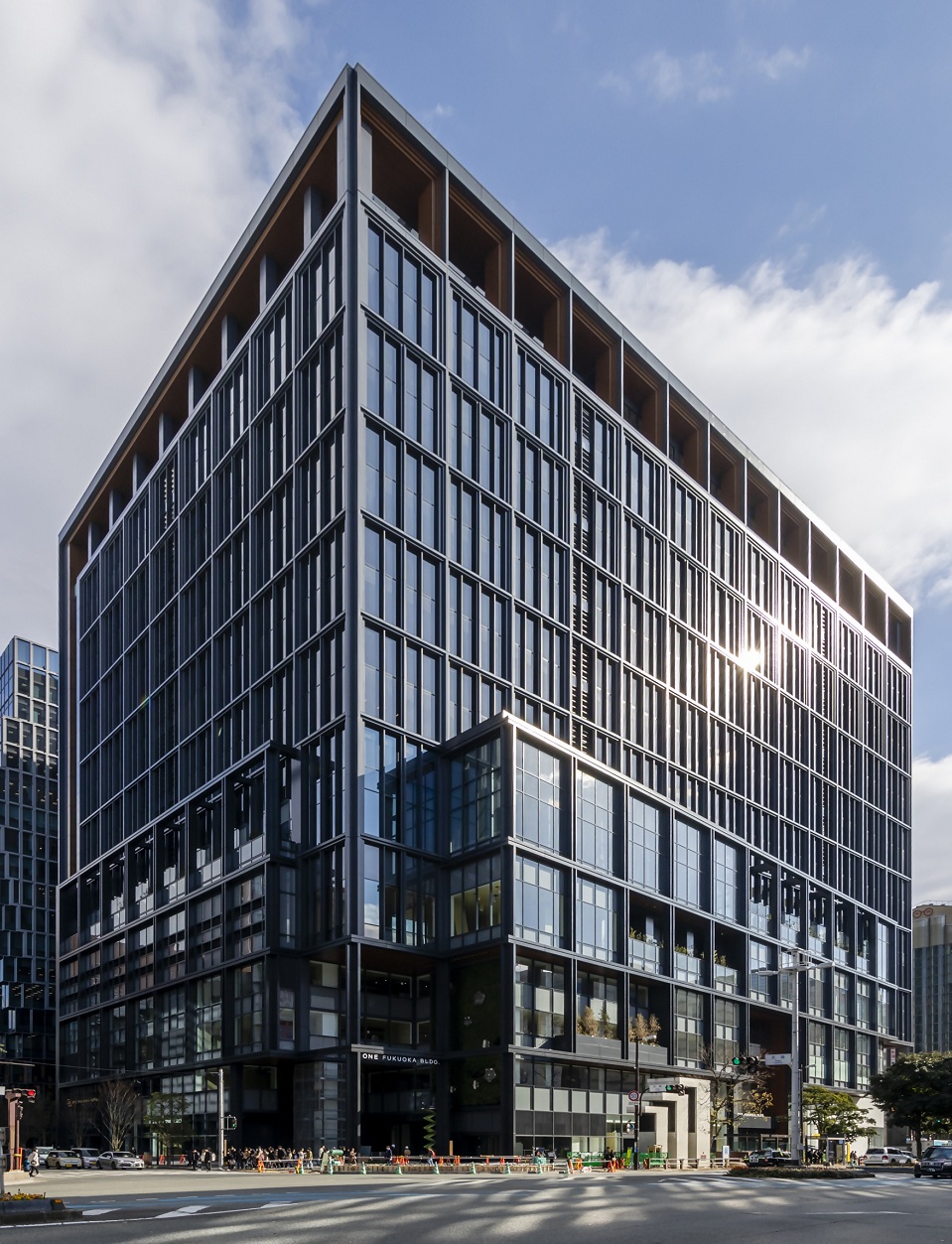 ワンフクオカビルディングの外観パース