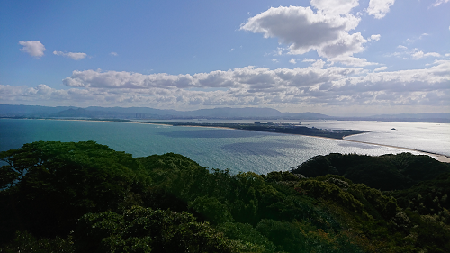 写真：潮見公園からの眺望の様子
