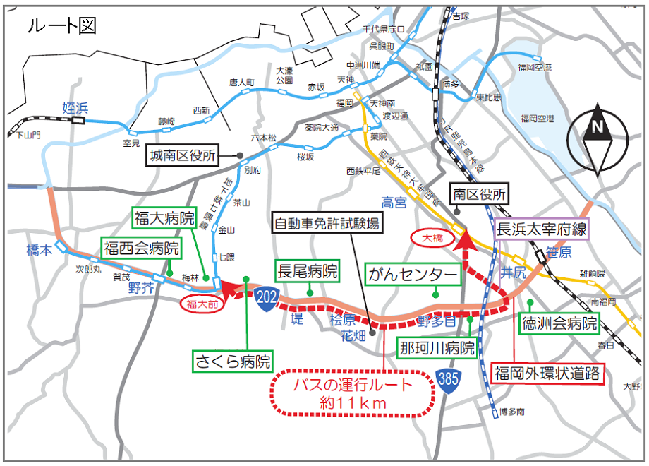 壱岐南のるーと利用ガイド （表）のイメージ画像