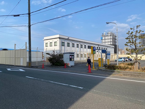 ボートレース第３駐車場入り口写真