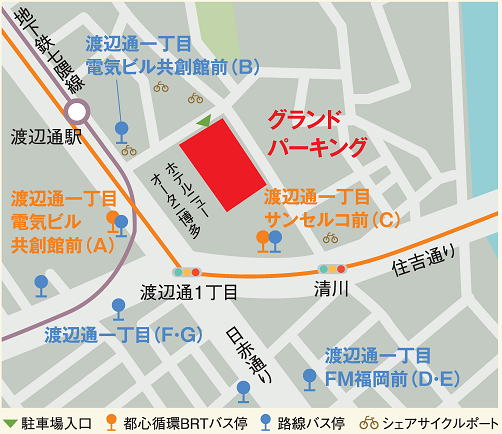 グランドパーキング位置図