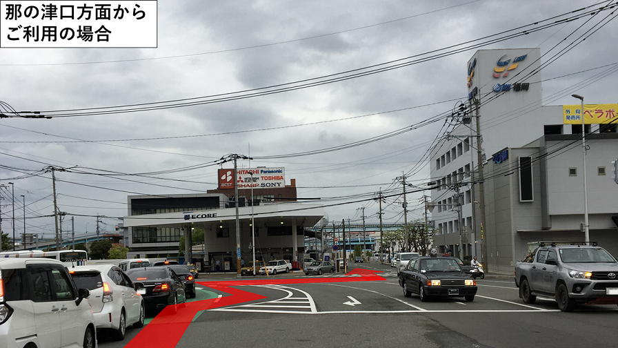 画像：ボートレース福岡第１立体駐車場の案内写真２