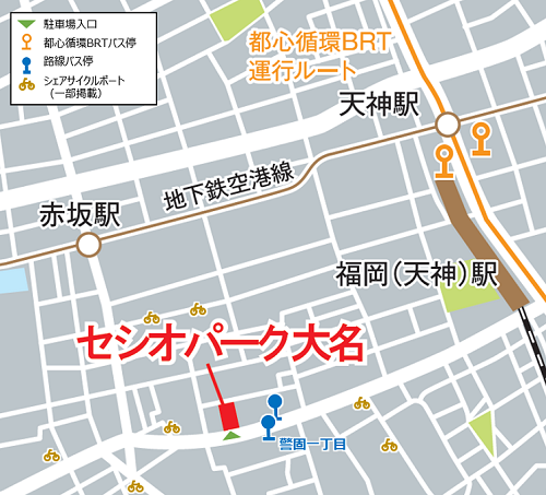 セシオパーク大名位置図