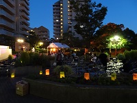 実例の写真：屋外コンサートの様子