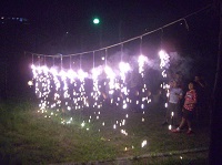 実例の写真：花火大会の様子