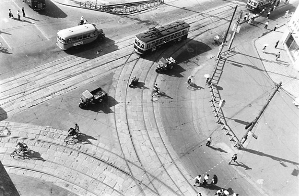 【昭和30年代】呉服町交差点(写真大)