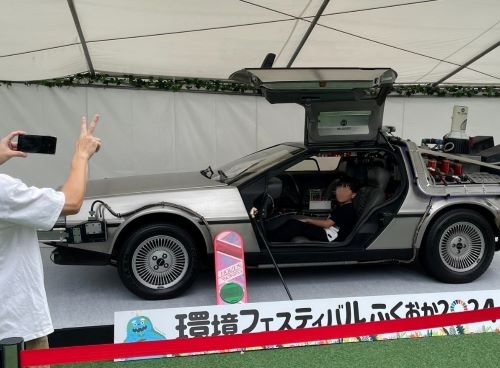 デロリアン乗車撮影会