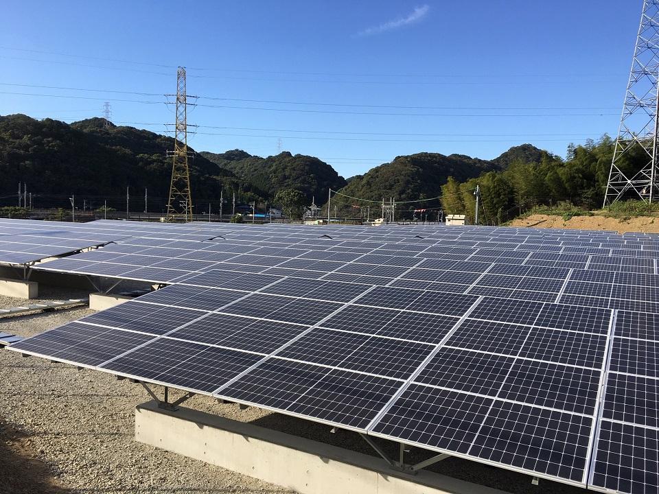 メガソーラー発電所（現地）の写真