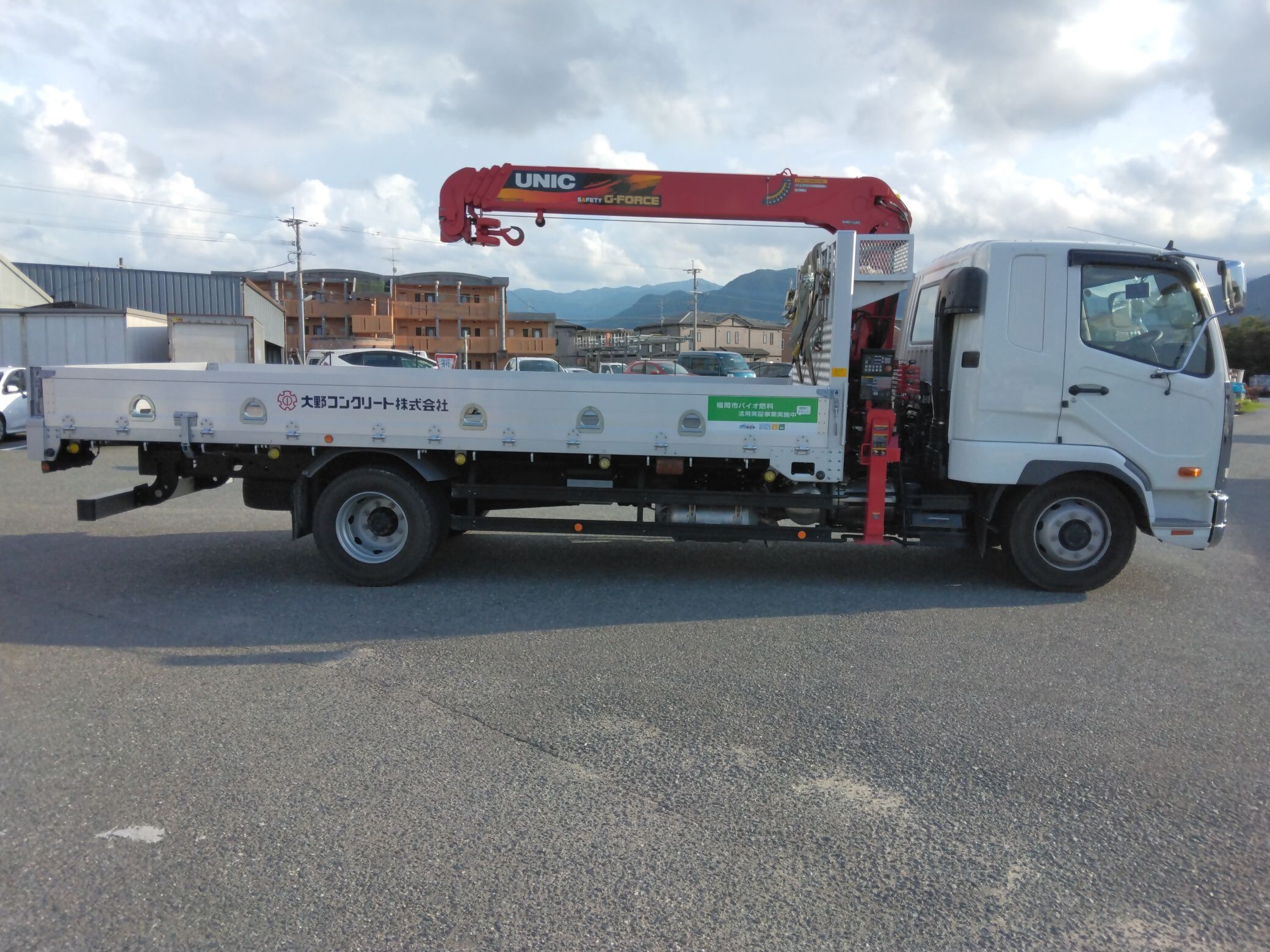 大野コンクリート株式会社の大型トラッククレーン