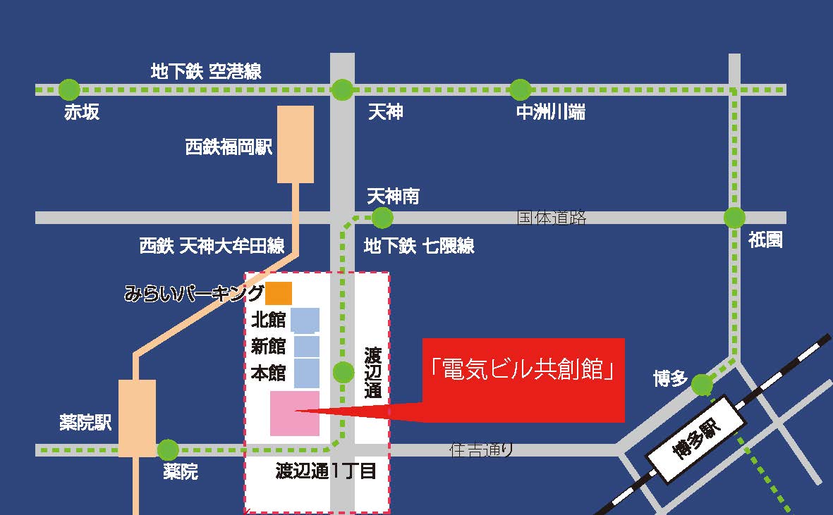会場周辺の地図
