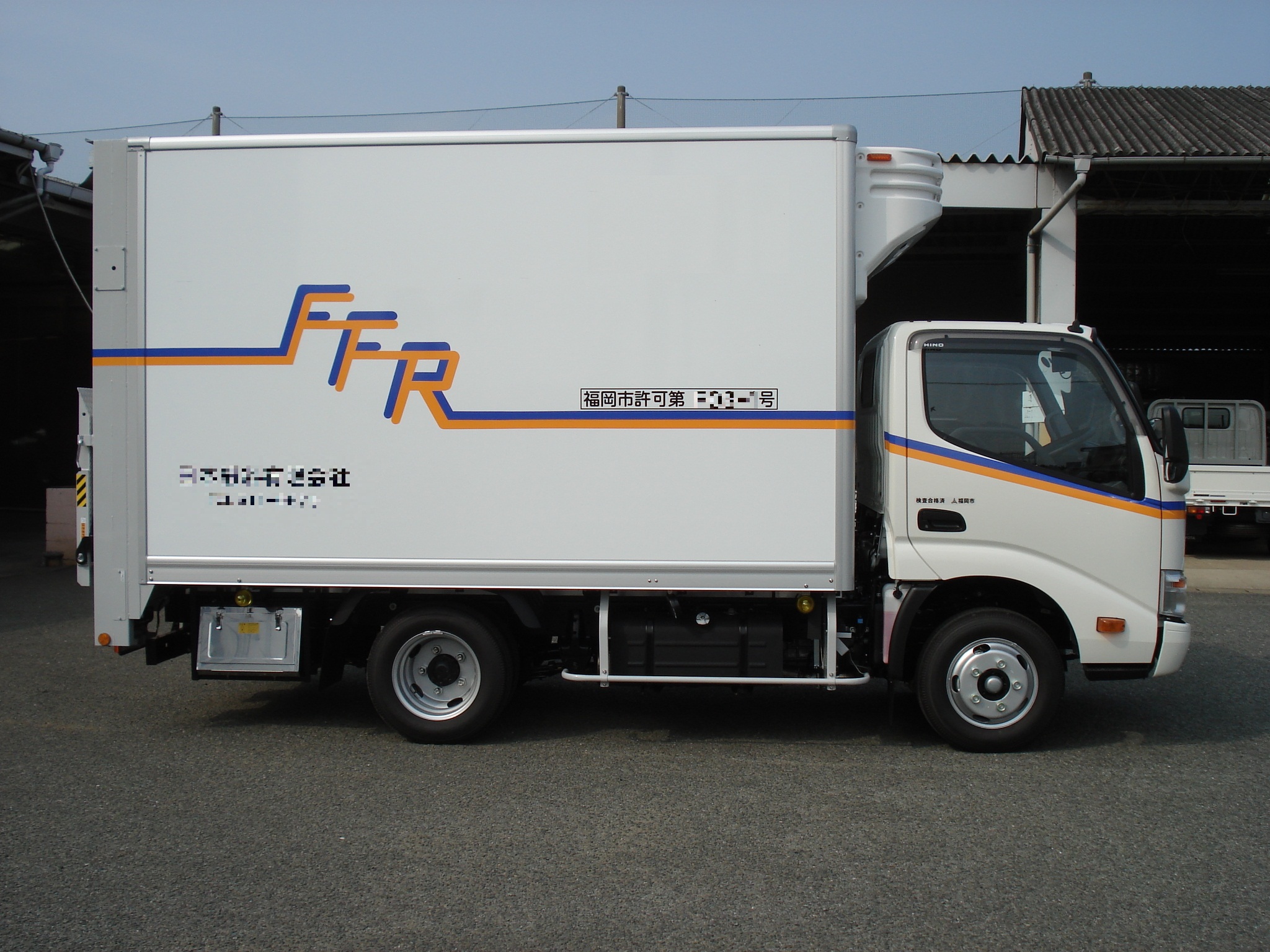 収集運搬車両 塗装イメージの画像