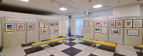 受賞作品展示の様子１