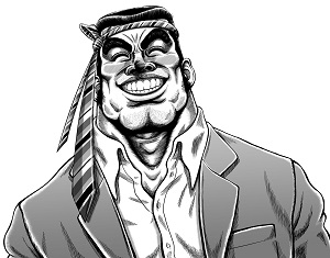 笑顔の宴会部長