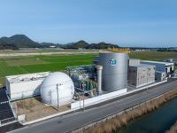 食品リサイクル施設（福岡バイオフードリサイクル株式会社）の航空写真拡大画像