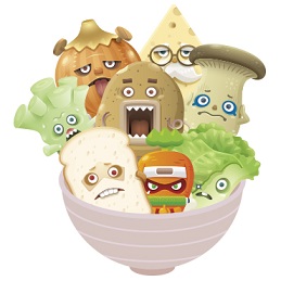 食品ロスをモチーフにしたキャラクター画像