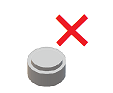 ボタン電池の絵