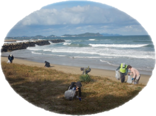 河川流域等一斉清掃の様子2