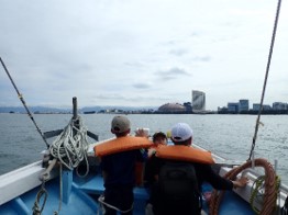 漁船体験の様子