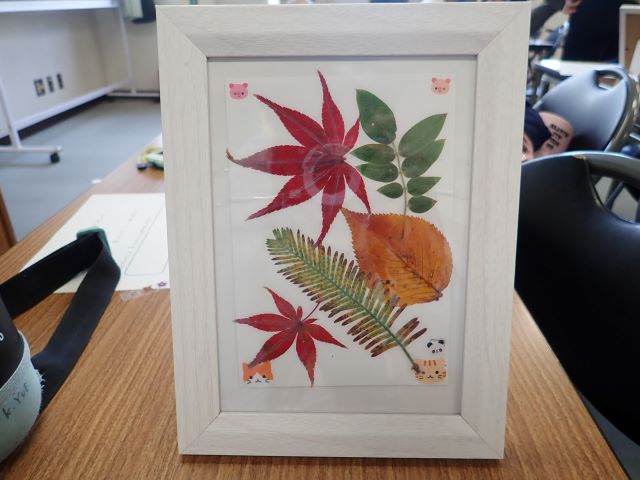 フレームアート作品の写真