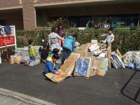 地域集団回収の様子