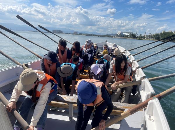 カッターボート体験教室の様子