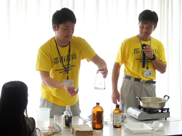 リサイクル実験のようす１