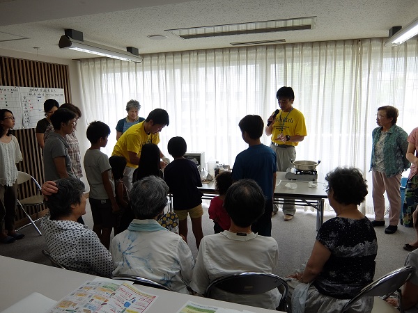 リサイクル実験のようす２