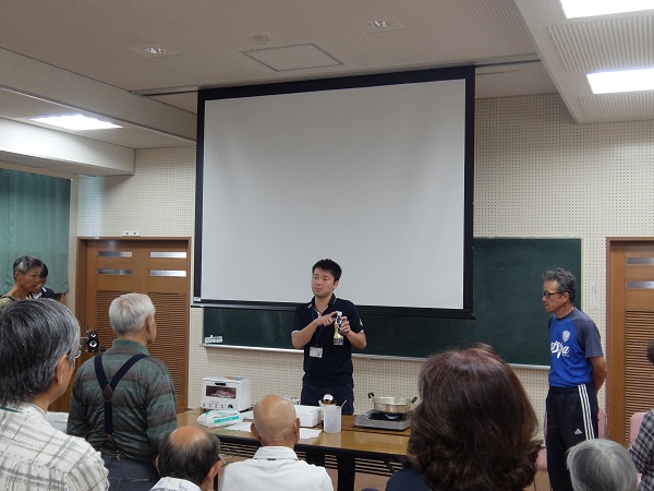 リサイクル実験の様子