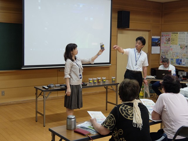 小型家電リサイクル講義の様子