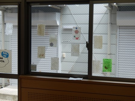 完成したリサイクルハガキ